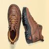 Handmade men boots autumn winter brown leather outdoor hiking sneakers plus size 39-48 male anti slip ankle boots Botas Hombre