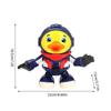 Children's Space Duck Astronaut Music Light Electric Sound and Light Dance Robot Walking Swinging Interactive Toy Baby Gift