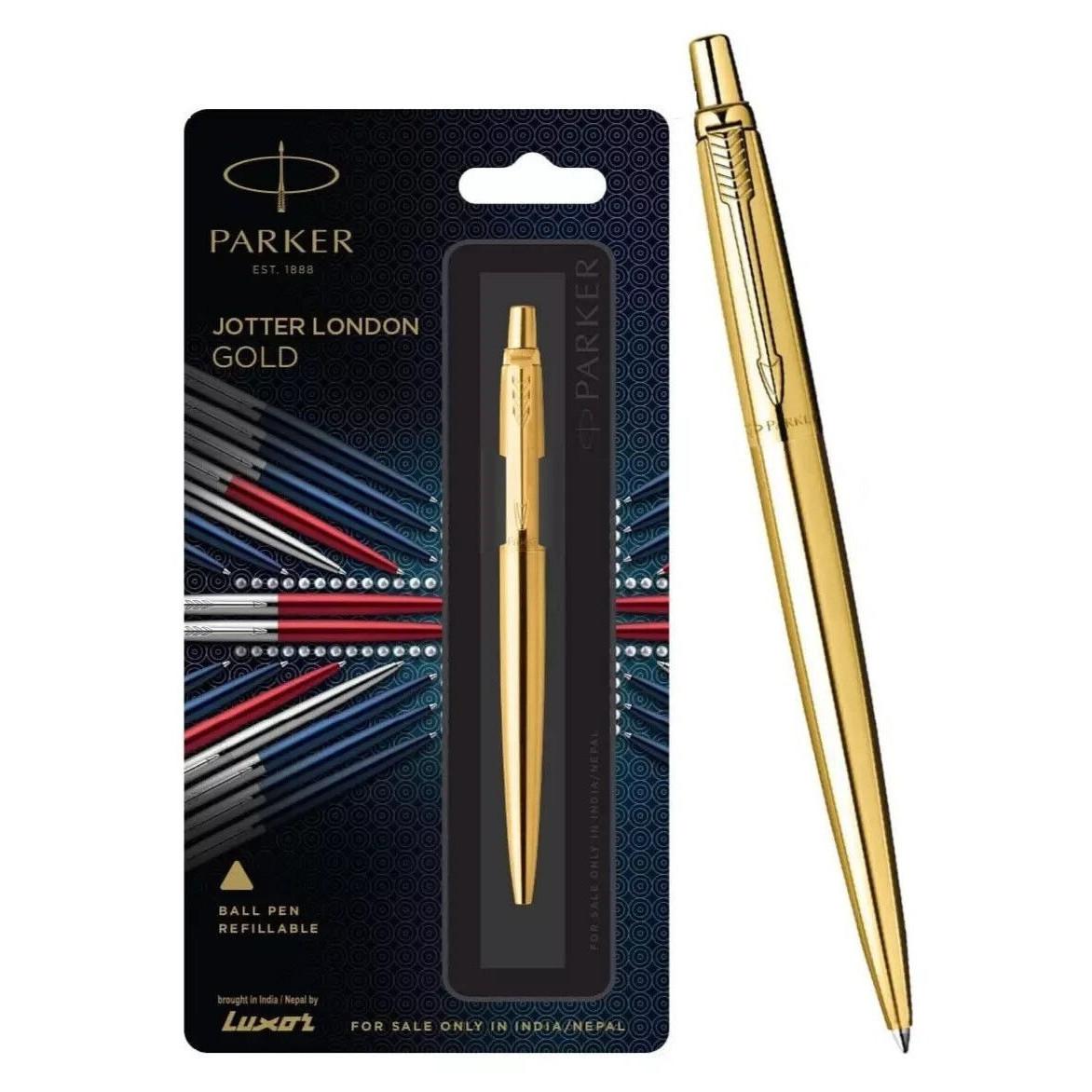 

Parker Jotter Gold Ball Blue Pen SM139