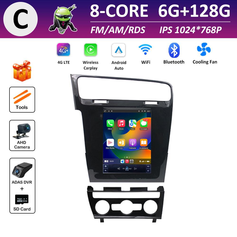 DSP Stereo Wireless Carplay for Volkswagen Golf 7 2014 2015 2016 2017 - 2018 Car Multimedia Video Radio Player Accessories WIFI