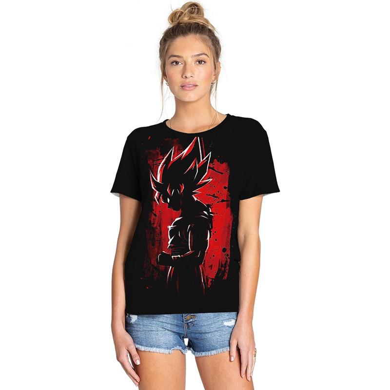 Stylish Men 3d T-shirts With Dragon Ball Z Fighting Super Saiyan Vegeta Print