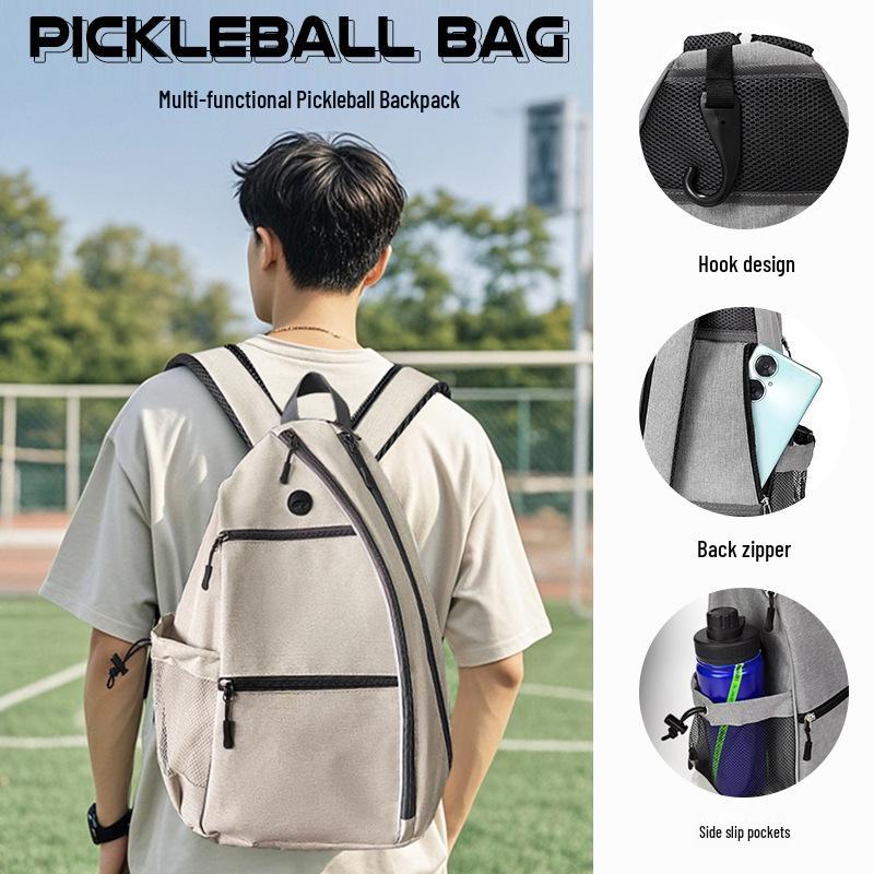 Multifunktionaler Pickleball- & Tennis-Rucksack mit großem Fassungsvermögen für das Training im Freien