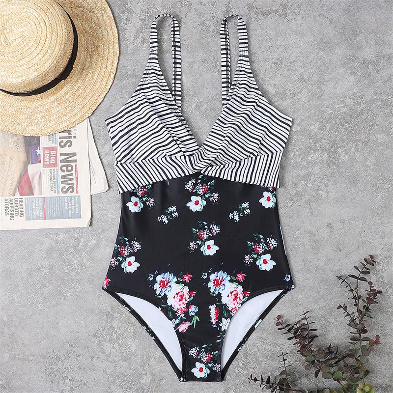 Women Tummy Control Bodysuit Swimwear Costume One Piece Monokini Swimsuit Beach