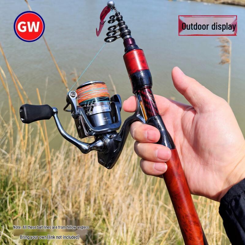 GW Jianshou Telescopic Portable Lure Fishing Rod