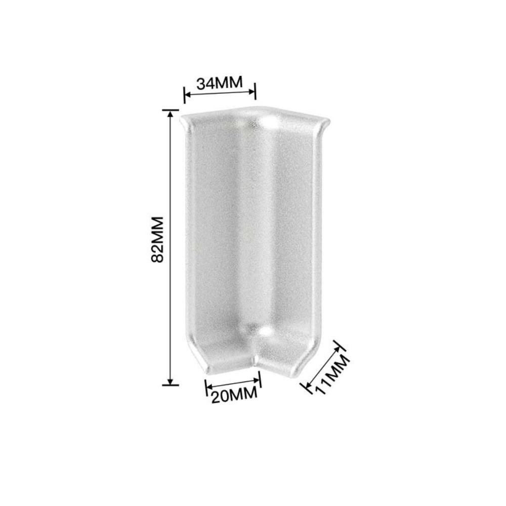 Self Adhesive Wall Base Moulding Trim 82MM Height Skirting Board Wall Corner Decor