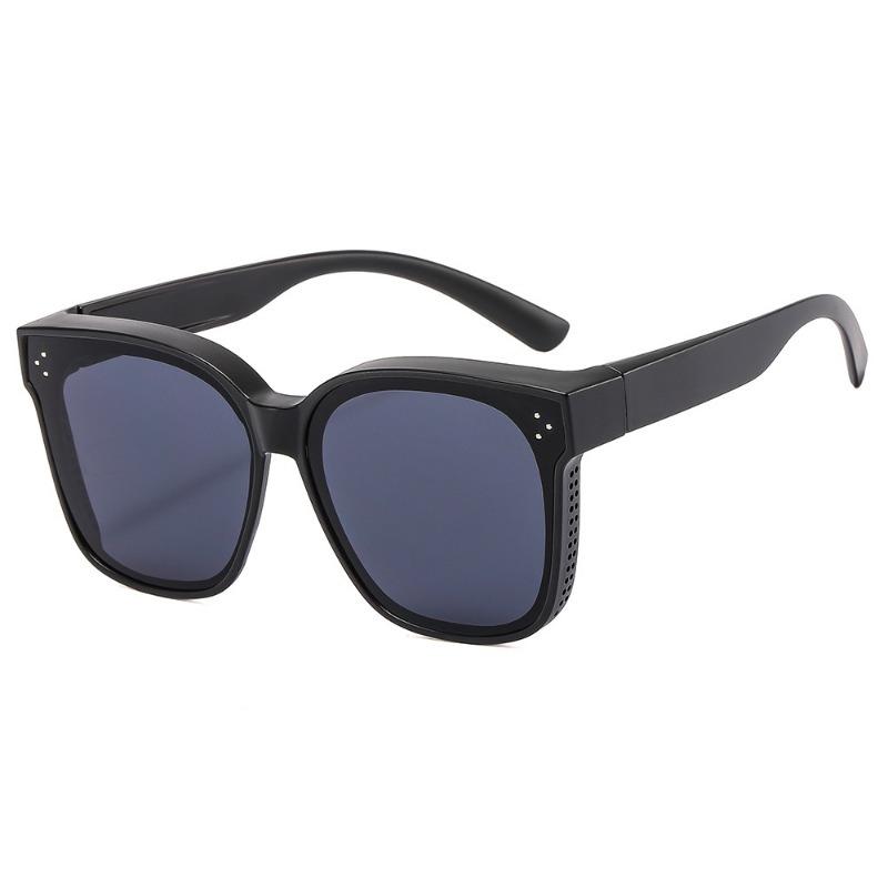 Trendy UV Resistant Dual Use Sunglasses For Men With One Lens Short Sightedness Glasses For Drivers