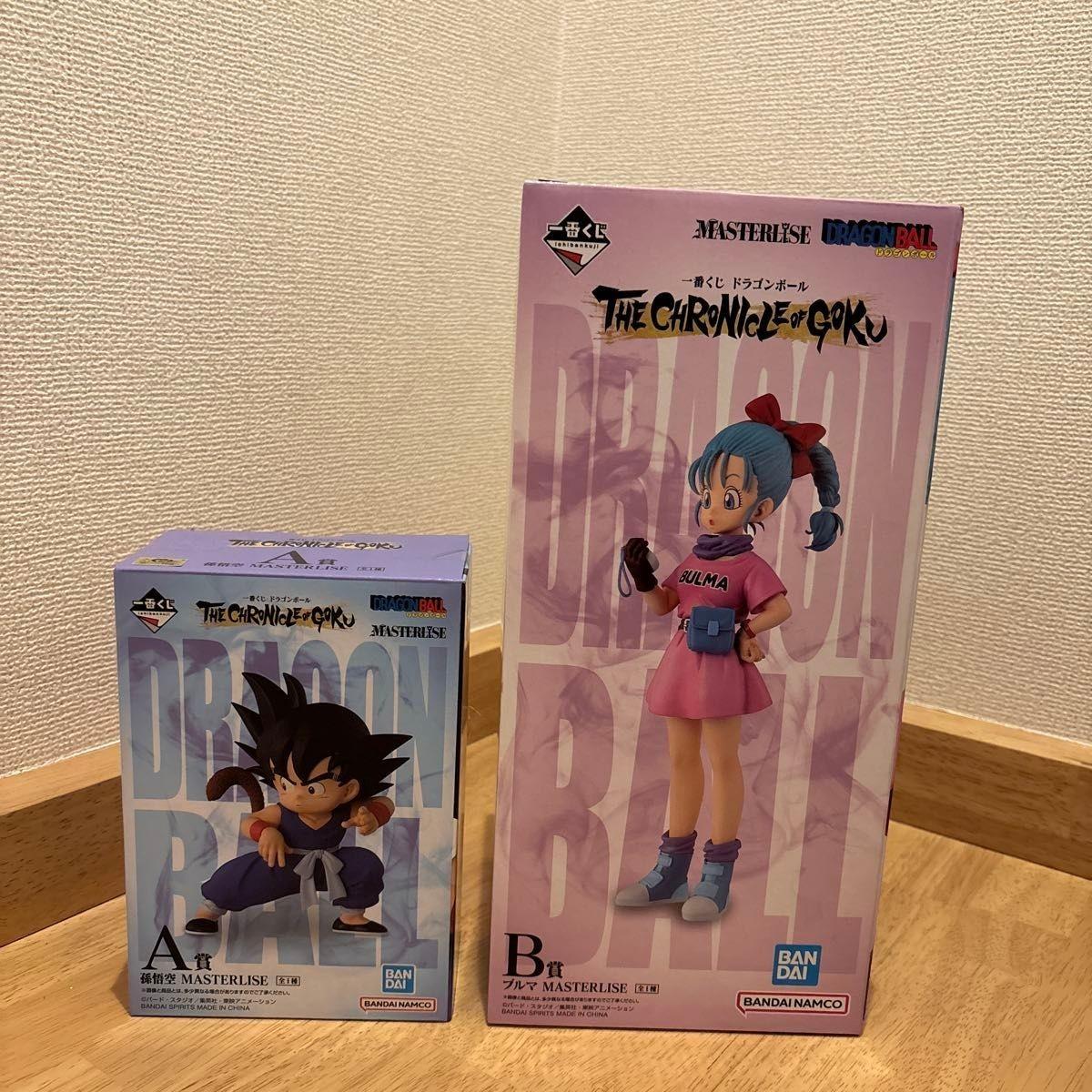 Ichiban Kuji Dragon Ball Goku Bulma MASTERLISE Приз B Набор Фигурок 2 FS