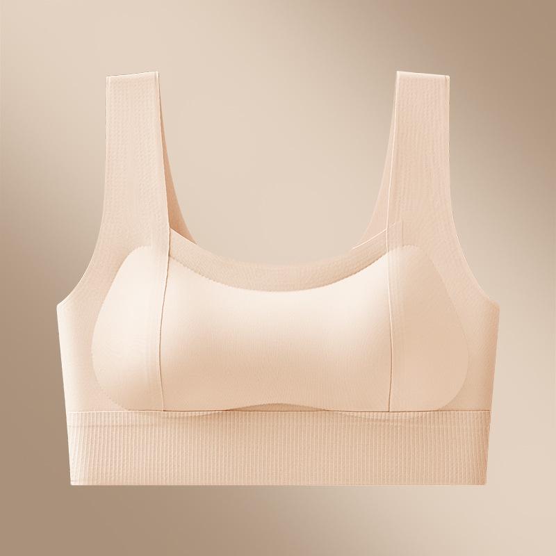 

Tila Seamless Shaping Bra: Wire-Free, Wide Straps, Anti-Sagging, Small Chest Support for Women. M [80-115 lbs]