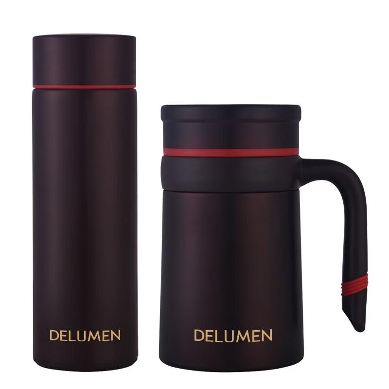 DELUMAN Deluxe Office Thermos Set (350ml + 500ml)