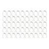 500pcs Exquisite Pendant Connectors Silver Pendant Clasps Jewelry Tools Pinch Clips  Accessories