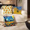Sunflower Flower Sea Pillow Case Fashion Square Pillowcase Bedroom Sofa Room Ins Decoration Leisure