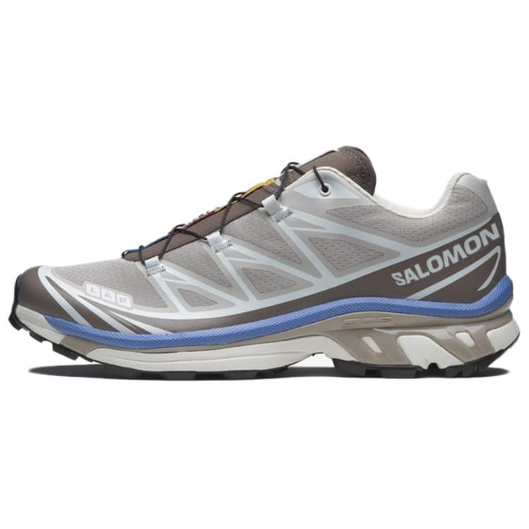 SALOMON XT-6 Comfortable Soft Slip-Resistant Durable Low-Top Running Shoes Unisex Running Shoes Gray 477391