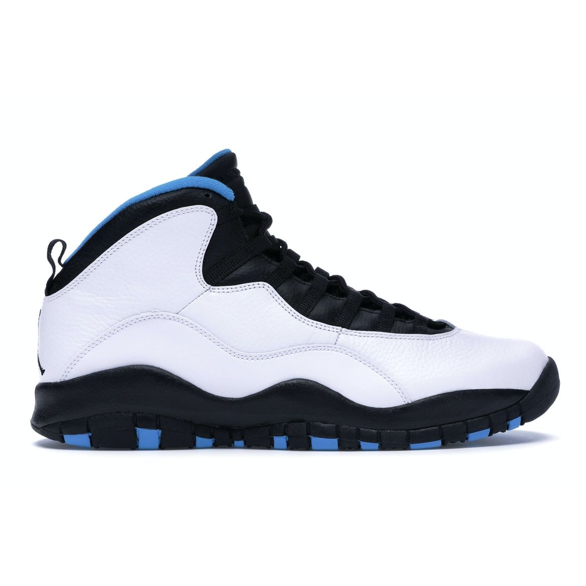 

Air Jordan 10 Retro Powder Blue 2014 Мужские кроссовки White Dk-Powder-Blue-Black 310805-106