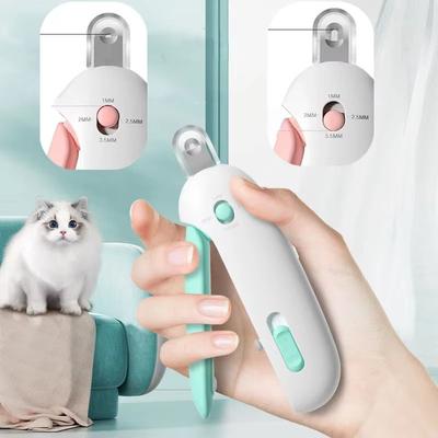 Katzenhunde-Nagelknipser mit verstellbarem Loch Professionelle Haustier-Nagelknipser zur Vermeidung von Nagelüberkürzungen Welpen Kätzchen Krallenpflege-Werkzeug