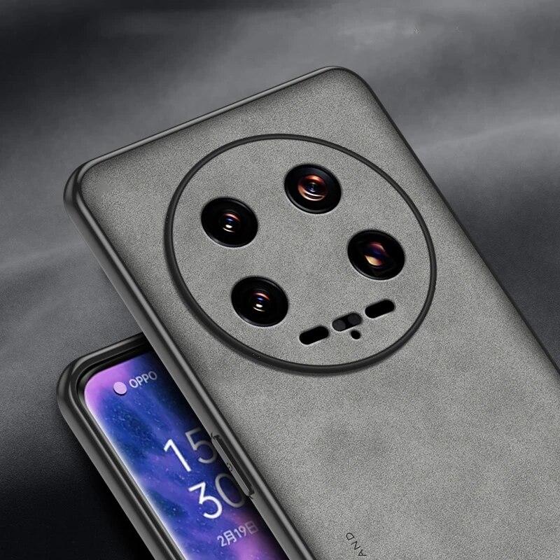 Для Xiaomi 14 Ultra чехол из овчины — фото 4