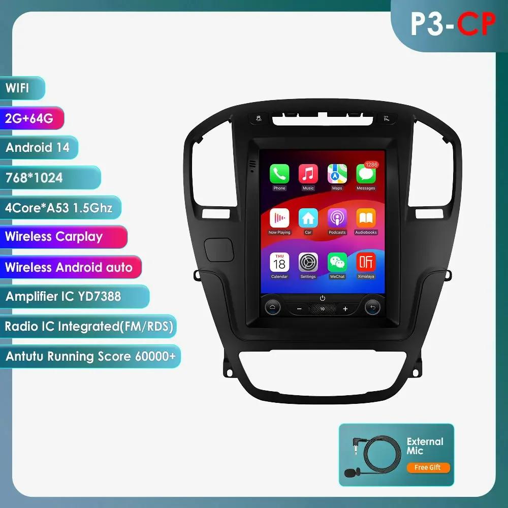 Hizpo 9.7 Inch Android Carplay Auto Car Radio 2Din For Opel Insignia Buick Regal 2009-2013 Multimedia Player Stereo Head Unit 2Din Stereo Autoradio N