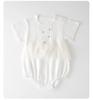 Doraemon Baby Girls' Summer Short-Sleeve Romper - Korean Style
