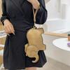 Funny small bag 2025 new baby elephant backpack cartoon girl versatile shoulder messenger bag special-shaped mobile phone bag