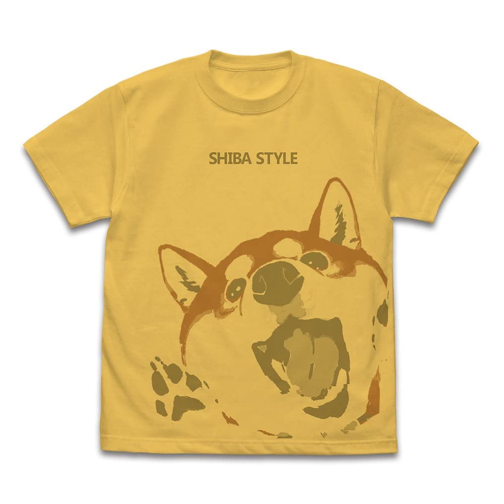 COSPA End of the World with a Shiba Designed by Yu Assault Size L "The Inu" Ishihara, Haru-san T-Shirt, Banana,