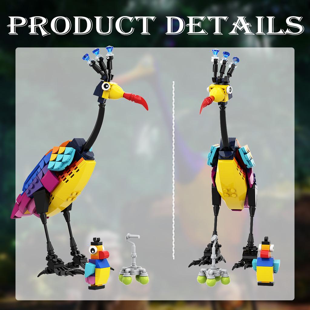 Up Kevin Bird Assembling Building Block Set Models Ornaments Kid Toys For Gift
