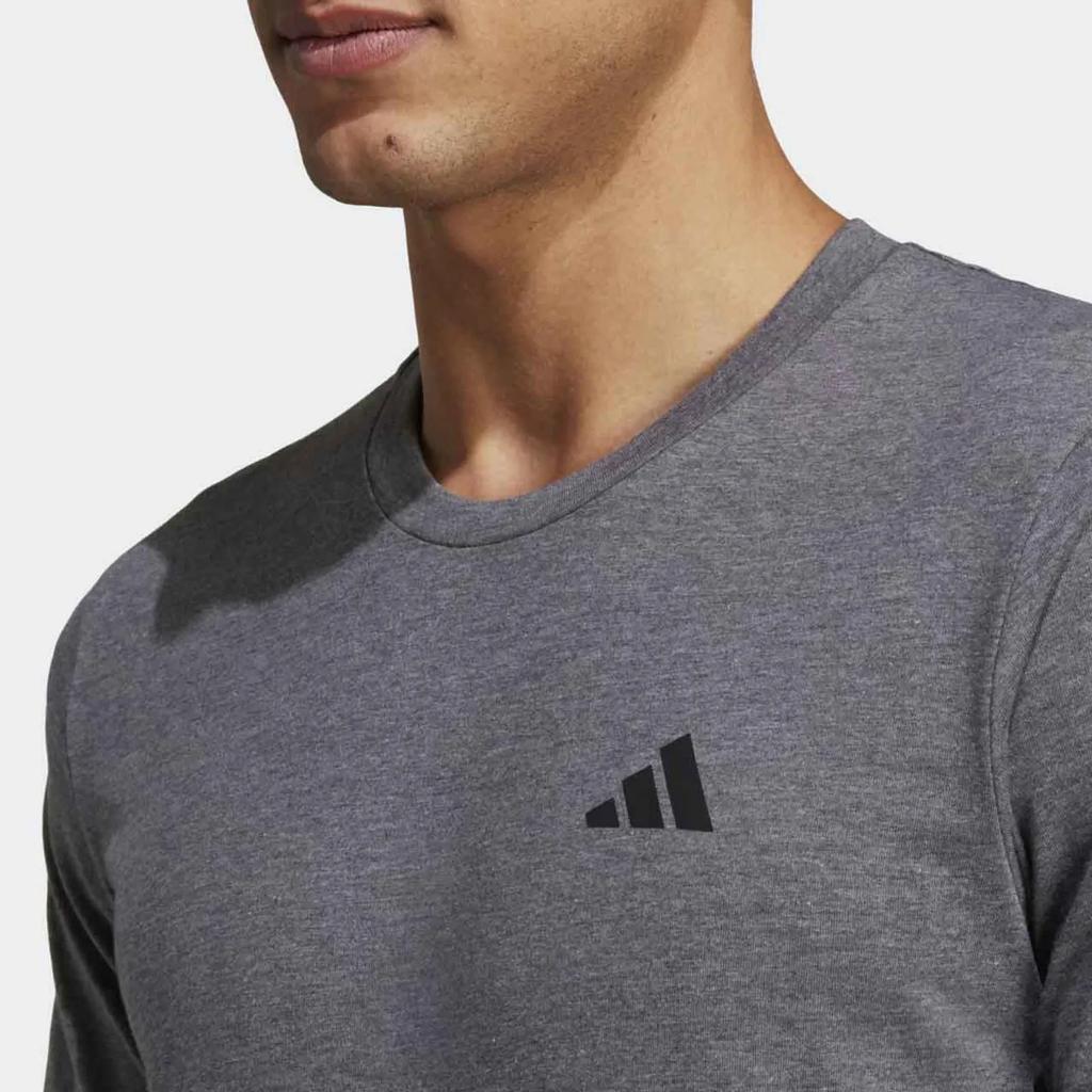 adidas Train Essentials Feelready Training Tee Dark Grey Heather/White/Black Men Streetwear IC7444
