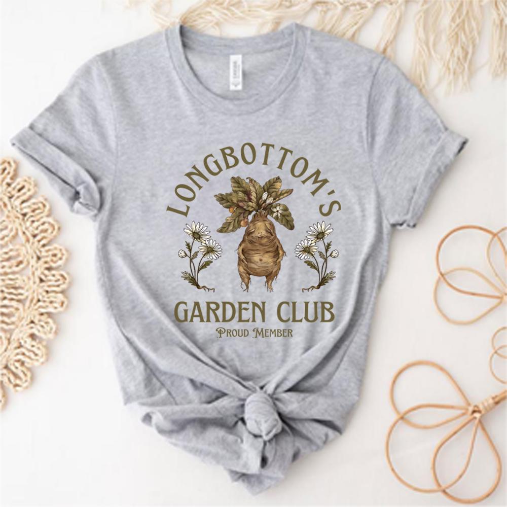 Longbottoms Garden Club Adult Tshirt Magical Botanicals Shirt Herbology Shirts Unisexdrake Tee Magic Top Unisex Short Sleeve Tops