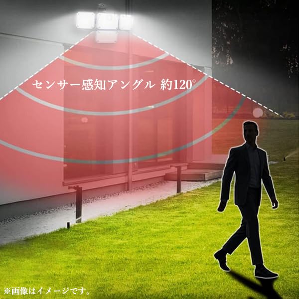 Outdoor Motion Sensor with Remote Control 2025 Solar LED Garden Light with Motion for Front Back or Back Door Solar-Powered Light, Waterproof,