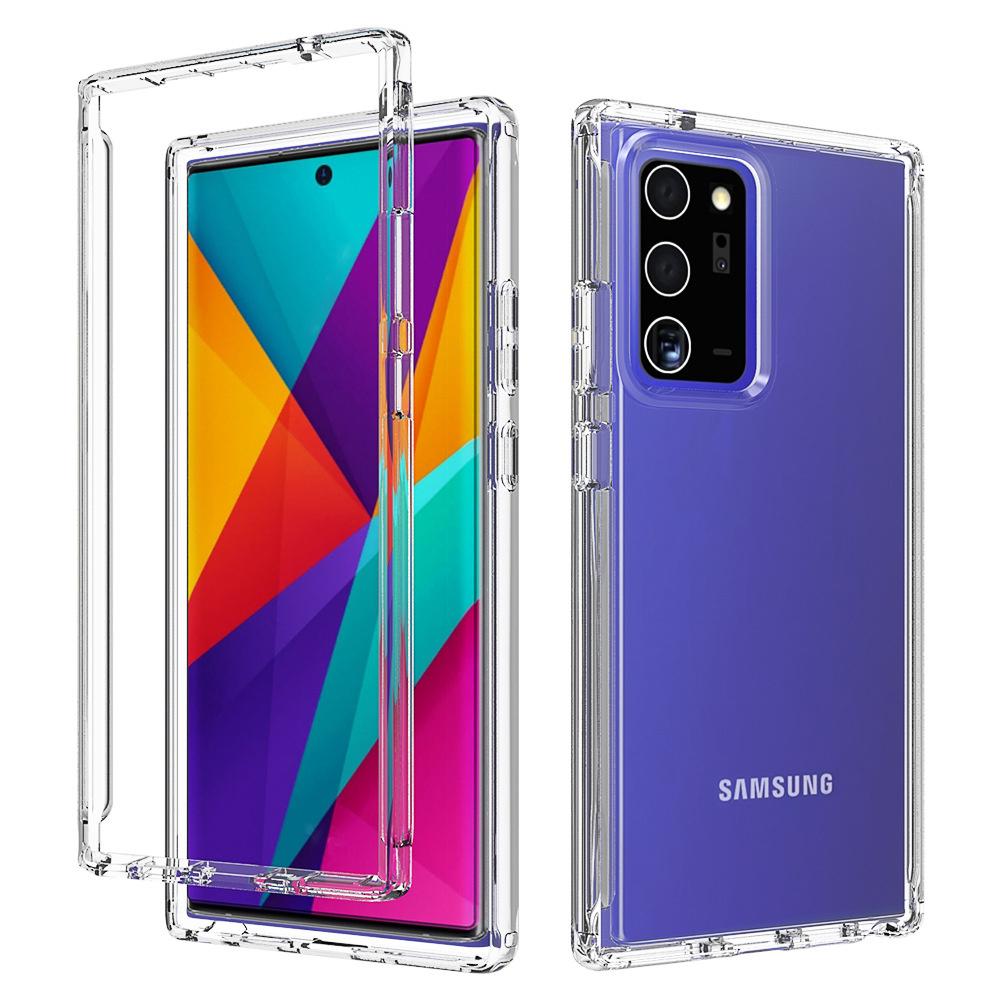 

360 Full Screen Body Clear Phone Case for Samsung Galaxy S24 S23 S22 Ultra S21 Plus S23 FE Note 20 A55 A54 A52 A35 A34 A14 Cover For Galaxy A24 4G