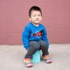 Children Travel Folding Toilet Baby Travel Potty Seat Outdoor Portable Camping Toilet Stool for Toddlers Easy to Clean