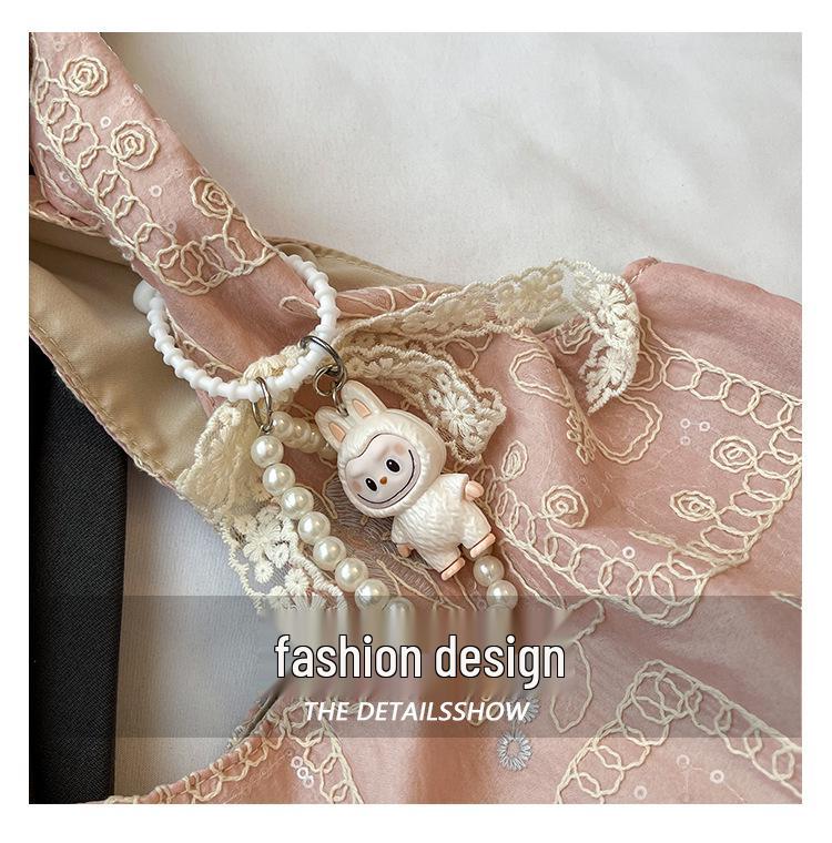 Korean Style Minimalist Large Capacity Printed Shoulder Tote Bag for Women