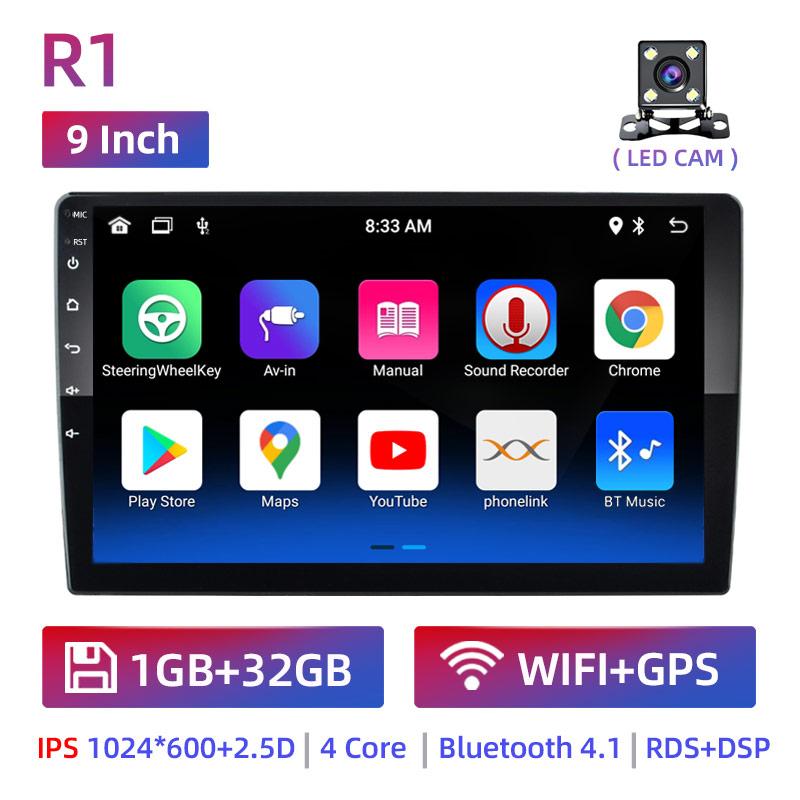 2 Din Android 13 Car Radio Autoradio 7 9 10 13.1 Inch Universal WIFI GPS  Audio Multimedia Player For Nissan Toyota Kia Honda