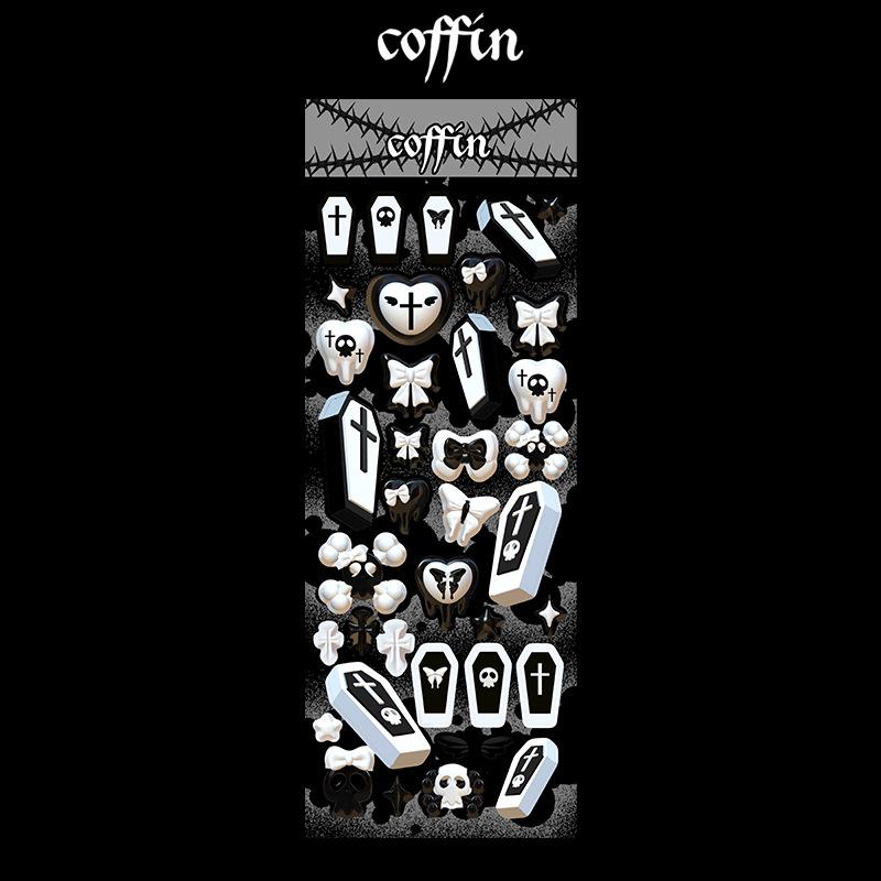 

Cool Girl YK2 Стиль Граффити Материал Наклейки DIY Украшения Крест Надгробие Дети Детская Игрушка Ручной счет Инструмент