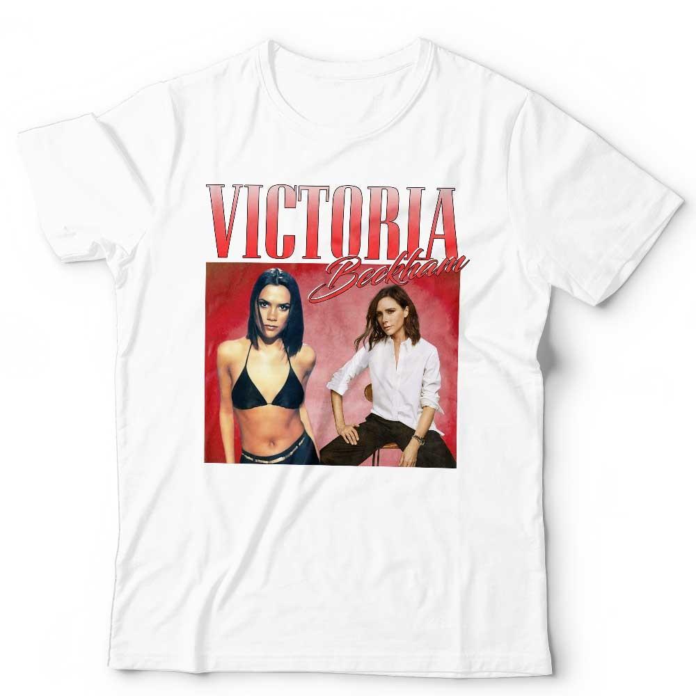 Victoria Beckham Graphic T Shirt Vintage Style Spice Girls Fashion Tee Unisex