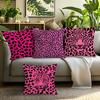 Kissenbezug mit rosa Leopardenmuster, geeignet für Zuhause, Schlafzimmer, Auto, Büro, Wohnzimmer, Sofa usw.