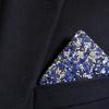 Rhinestone Pocket Square for Men Pre Folded Handkerchief Sparkling Pocket Square Fits Blazer Tuxedo Pockets for Wedding Dating Formal Attire