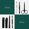 7 Pieces Set Manicure Pedicure Kit Stainless Steel Nail Clippers Grooming Set for Nail Care