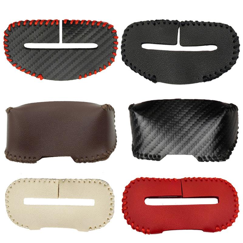 2Pcs Pu Leather Protection Wear Universal Car Seat Belt Buckle Cover Protector Anti-Collision Case Car Interior Accessories