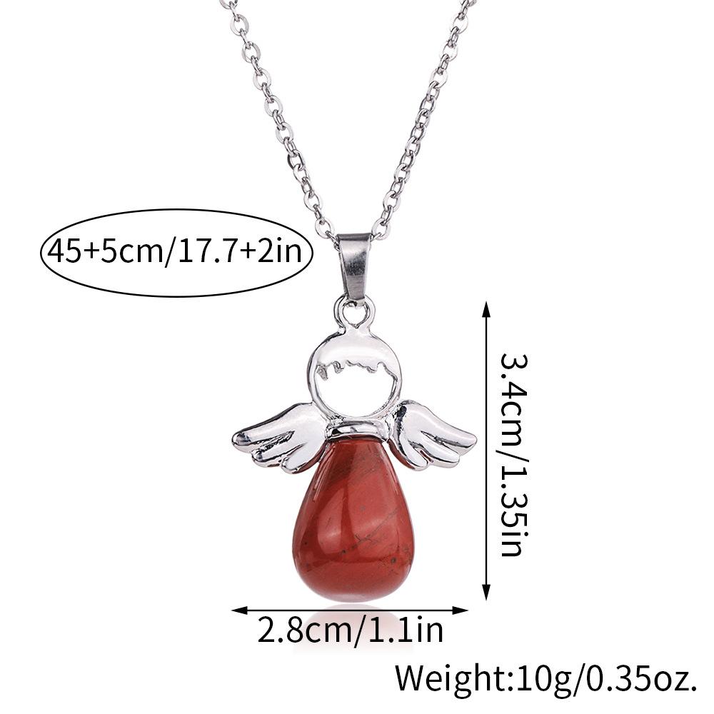 Natural Crystal Pendant, Amethyst, White Crystal, Little Angel Pendant, Jewelry