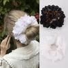 Lacy Hair Tie Elastic Scrunchies French Hair Rings for Elegant Updos Suitable for Long Hair