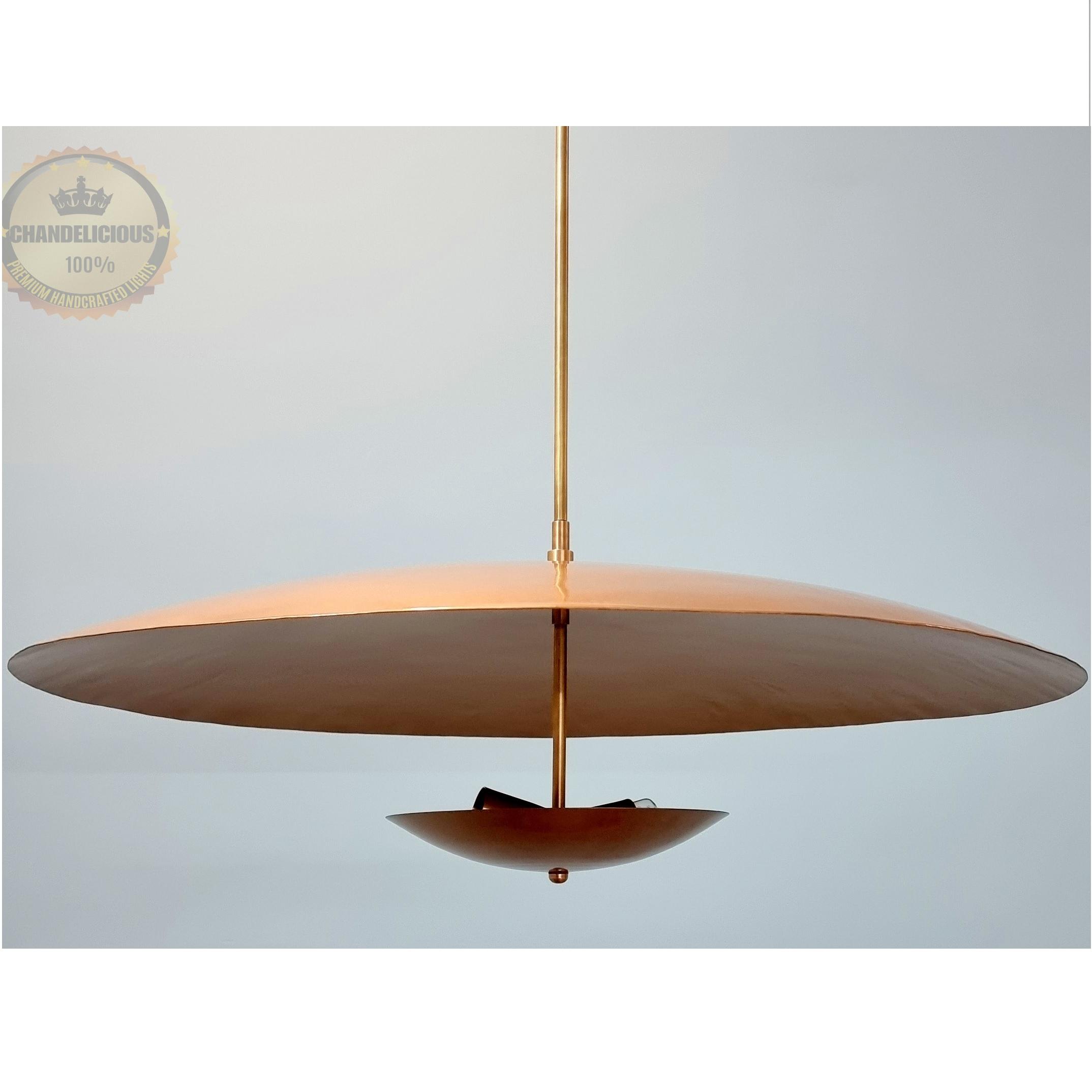 Mid Century Disc Pendant Lamp Big