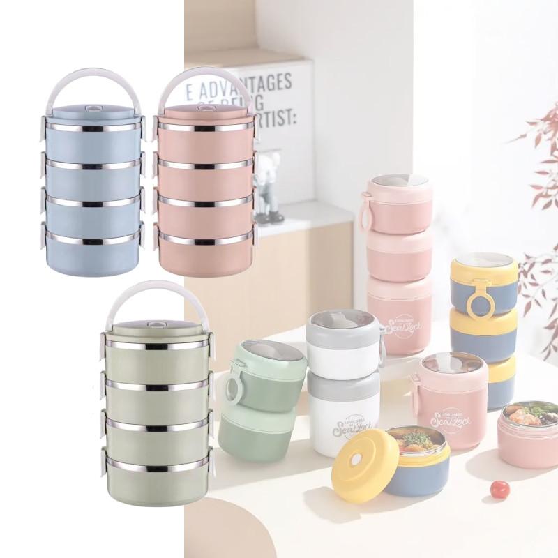 Steel Stainless Bento Container Large Capacity Adults Gifting Supplies Kitchen