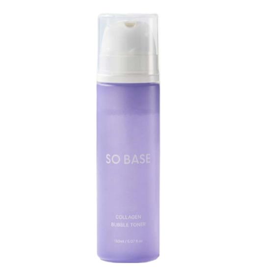 SO BASE Collagen Bubble Toner 140ml – Hydrating Foaming Collagen Facial Toner SO BASE Collagen Bubble Toner
