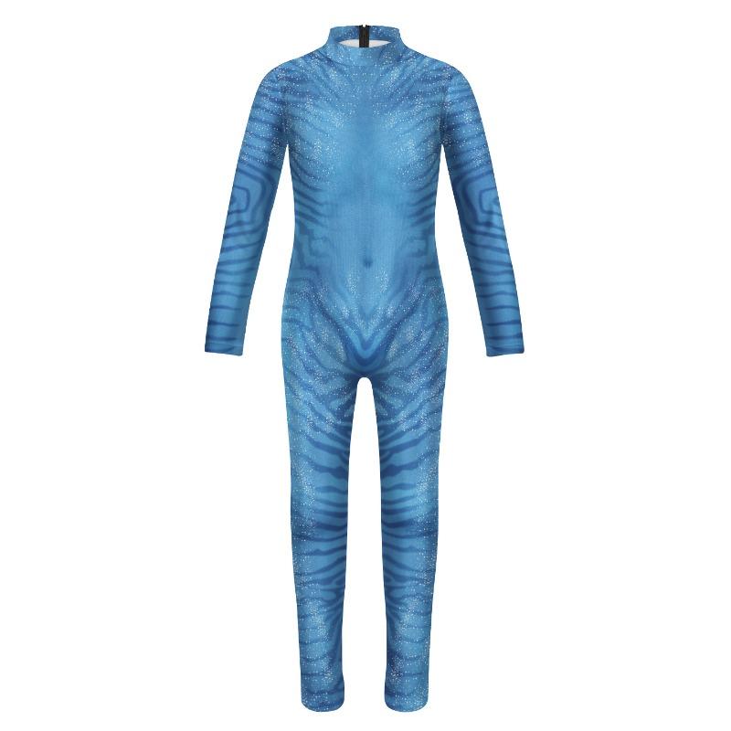 Children's Avatar Performance Cosplay Costume Character Digital Printing Bodysuit