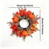 Fade Resistant Autumn Pumpkin Candle Holder Long Lasting Fall Harvest Wreath  Door Decor