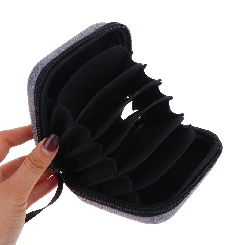 Camera Lens Hard Filter Storage Case Box Water Resistant Shockproof Dust Proof Carrying Bags Expanding Dividers