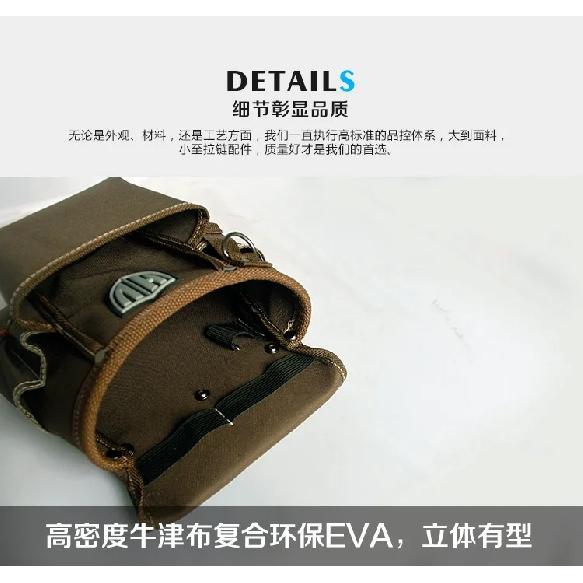 Canvas Oxford Tool Waist Belt Toolbag Professional Wear Resistant Electrician Bag Storage Hardware Tools Pouch Bag Organizer