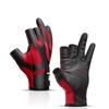 Outdoor 3 Cut Finger Non-slip Wear-resistant Fishing Gloves for Cycling Fishing Equipment