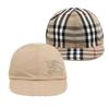 Burberry 8089420 B9368 Vintage Check Equestrian Logo Embroidery Reversible Ball Cap