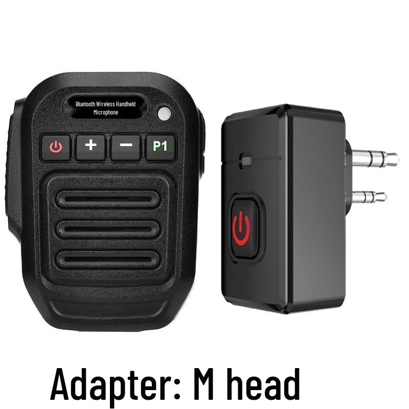 T5 Walkie-Talkie Bluetooth Microphone for Yaesu 7900R/1907R - K, M, Crystal Head Compatible