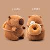 Cartoon Capybara Plush Toy Stuffed Animals Snack Backpack Baguette French Fries Doughnut Croissant Decor Birthday Gifts For Baby